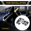 Ford Maverick Carbon Fiber Front Door Window Switch Panel Set (22-24)
