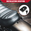 Harley Davidson Touring Black 1 x Set Seat Bolt Screw with Cover