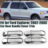 Ford Explorer & 2005-2008 Sport Trac Chrome Door Handle Covers (2002-2010)