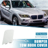 BMW X1 E84 White Front Bumper Tow Hook Cover (2012-2015)