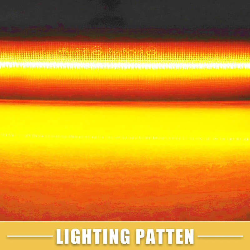 Jeep Black Amber Lens 1 Pair LED Side Marker Light 56001424