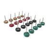 Rotary Tool Abrasive Nylon Buffing Polishing Wheel Set 20 x 1/8'' Shank
