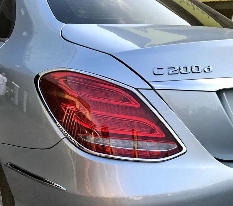 Mercedes Benz C-Class W205 Taillights Trim Bezel (2015-2021)