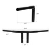 Harley Dyna Softail Road King Black 8" Rise 1.25" T-Bar Handlebar (2006-2023)