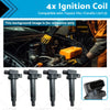 Toyota Vitz (00) Corolla (13) 1.0i 1.5i 4 x Ignition Coils