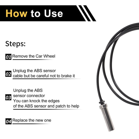 Dodge Sprinter 2500 ABS Wheel Speed Sensor (2003 - 2006)