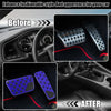 Dodge Charger Blue Brake Gas Accelerator Pedal Cover Set (2009-2019)