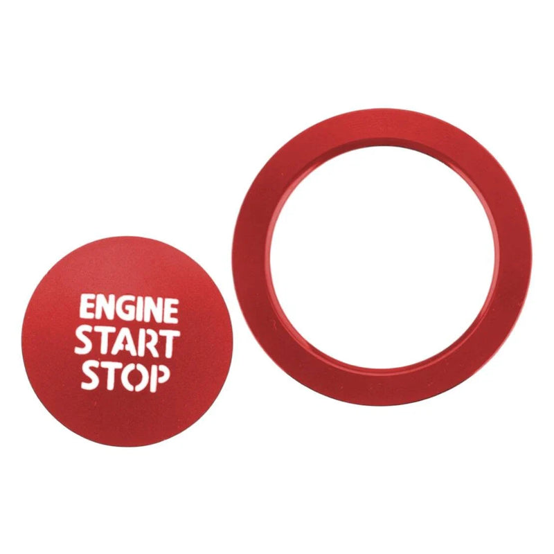 Subaru Red Engine Start Stop Button Trim Cover Cap Ring