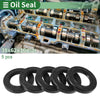 5 x Oil Seal Rotary Shaft Seal NBR Black 38x62x10mm