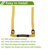 Jeep Wrangler 1987-2021 - Yellow 2 x Handles Roll Bar Grab Handles