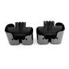 Defender 90 110 130 2020-2024 - 1 Pair Black Tailpipe Square Exhaust Pipe