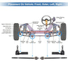 Ford Mustang 6 x Front Inner Outer Tie Rod Ends (2005-2010)
