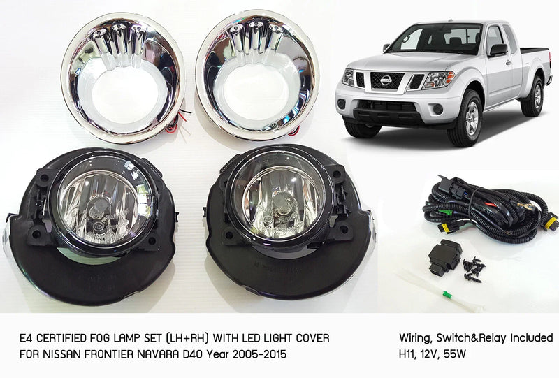 Nissan Frontier Navara D40 E4  Spot Light Fog Lamps (2005-2014)