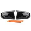 Tesla Model 3 Gloss Black ABS Horn Rearview Mirror Cap Covers (2017-2022)
