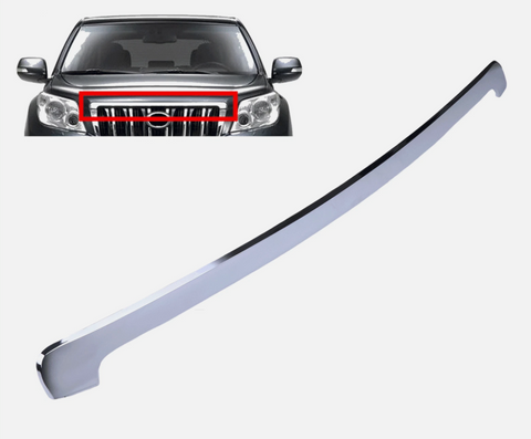 Front Grill Bonnet Mould Hood Chrome For Toyota Prado 150