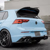 VW Golf 8 GTI R Gloss Black Rear Boot Spoiler Lip (2021-2024)