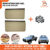 Toyota Pickup LN55 LN56 LN65 Brown Interior Door Panel Pair + Clips (83-88)