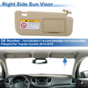Toyota Corolla Right Side Sun Visor Beige (2014–2018)