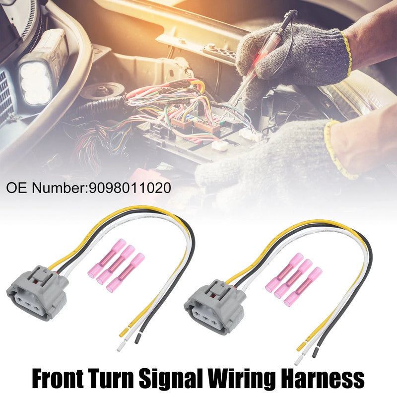 Toyota Front Turn Signal Wiring Harness Connector Plug 1 Set