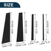 Honda Ridgeline (2017-2023) Black 8 Pcs Door Pillar Window Trim