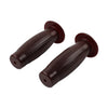 Vintage Motorcycle Handlebars Brown Universal 7/8" Easy-Hold Hand Grips