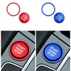 Passat B8 Blue Aluminum Interior Trim Engine Start Push Button Cover Fit