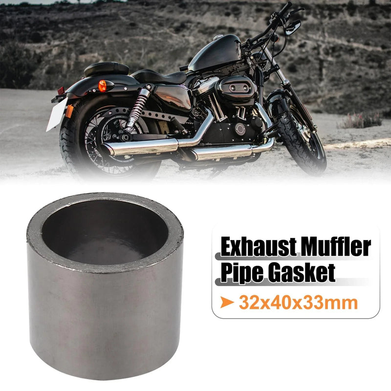 Motorcycle 32mm ID 40mm OD Exhaust Muffler Pipe Gasket Graphite Seal Ring