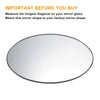 BMW Mini R50 R52 R53 Left Side Heated White Mirror Glass (2001-2008)