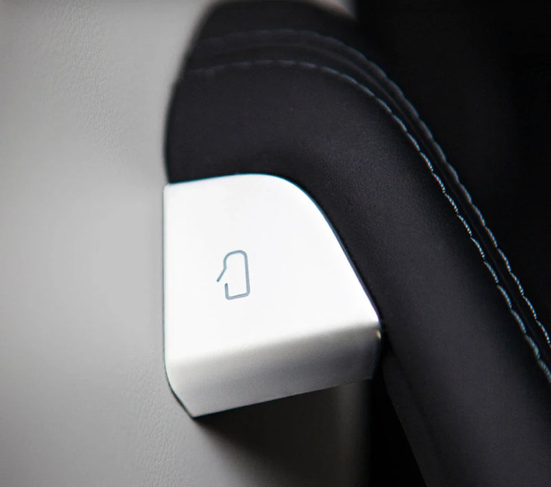 Tesla Model Y 11x Silver Window Lift Panel Switch Button Cover