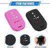 Honda Accord (2016-2021) Black Pink 5 Button Smart Remote Key Shells