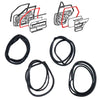 Toyota Starlet 5D KP60 KP61 KP62 1978-1984 Front Rear Door Weatherstrip Seal Set