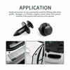 Car ATV UTV Body Trim 100 Pcs Plastic Mixed Size Fastener Clips