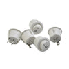 MOTORHOME Mini Rocker Switches 5 Pcs White 2-Pin On-Off