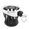 7 / 8"-1" Bars Chrome Motorcycle Drink Cup Holder (22mm-25mm)