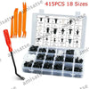 Car Vehicle 18 Size Retainer Clips & Plastic Fasteners (No Year)