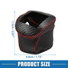 Nissan Rogue (2021-2023) PU Leather Black Red Gear Shifting Knob Cover