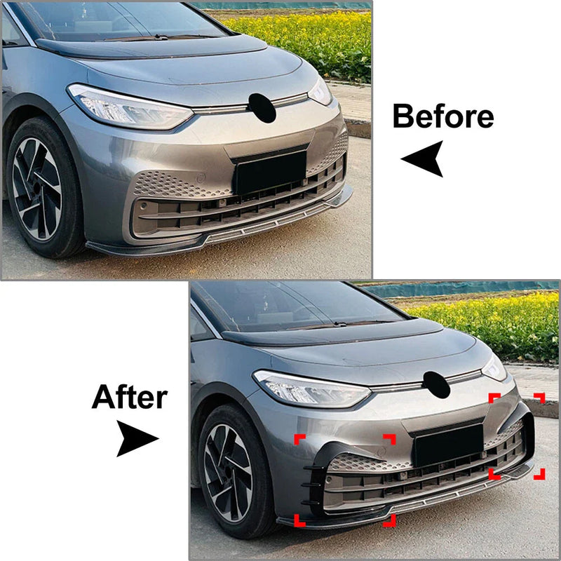 Volkswagen ID.3 (2019-2022) Black Front Bumper Side Air Vent Trim