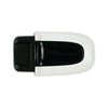 Macan 1x White ABS One Button Start Key Cover Case (2015-2023)
