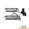 Harley FLHR FLHTCU FLHTCUL FLHTKL Chrome Saddlebag Filler LED Lights (2014-2023)