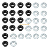Yamaha 16pcs M10x1.25 Lug Nuts Flat Tapered