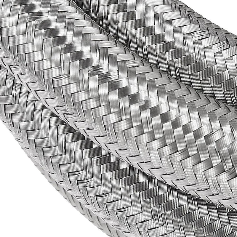 AN8 - Compatible with Various Models Stainless Steel Braided Fuel Hose
