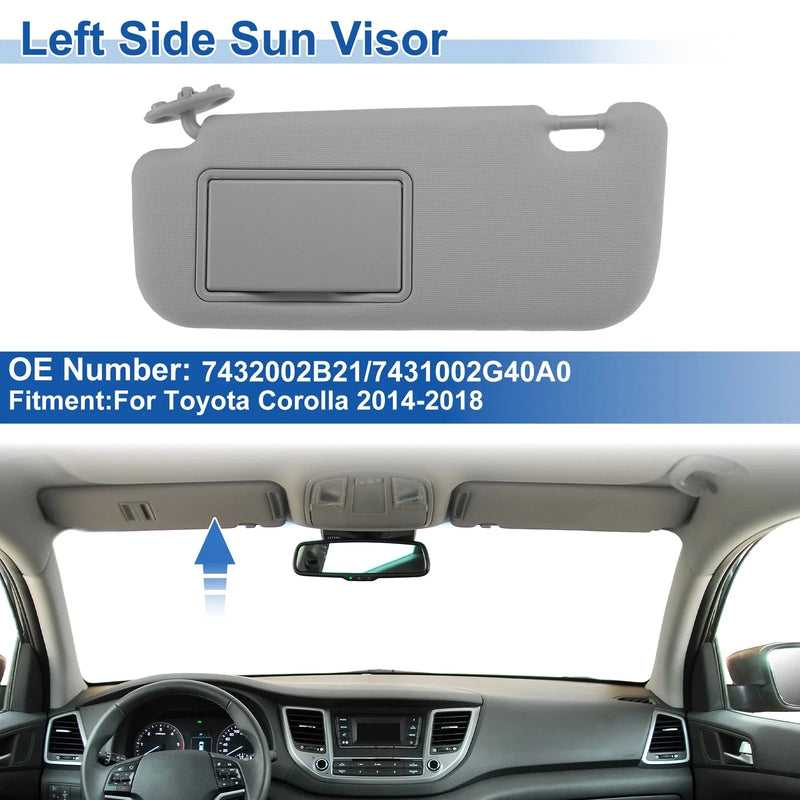 Toyota Corolla Left Side Sun Visor (2014-2018)