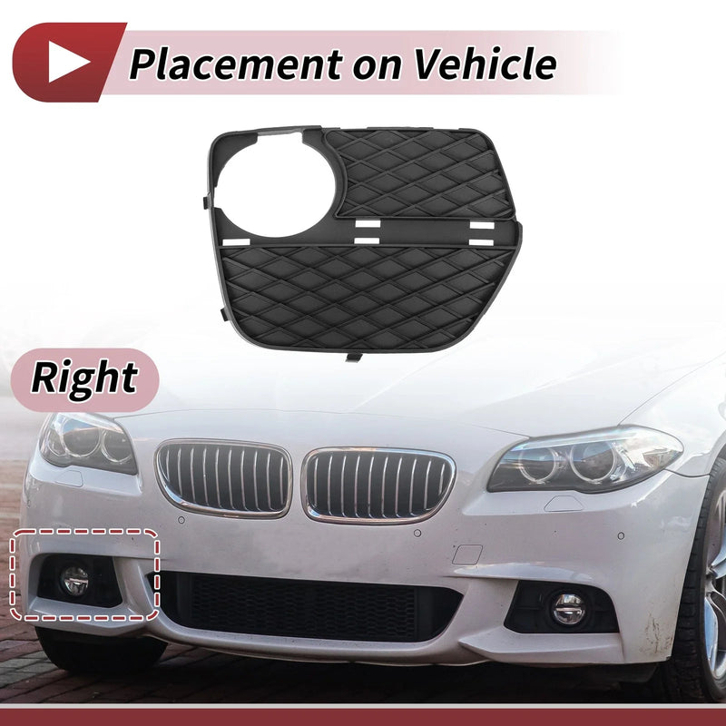 BMW X6 (2012-2014) Black 1 x Car Front Right Fog Light Grill