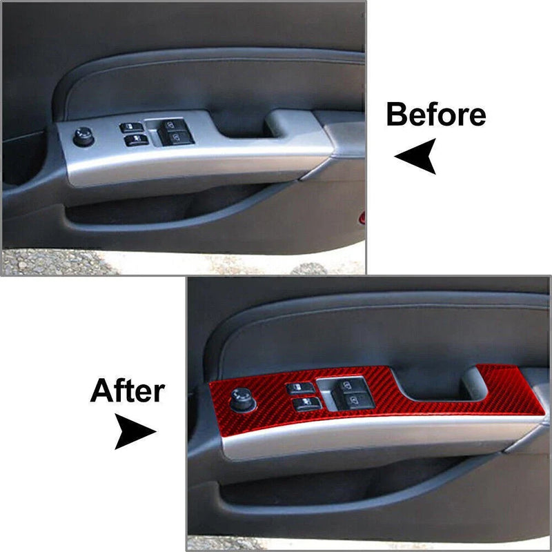 Nissan 350Z Carbon Fiber Window Lift Switch Panel Cover (2003-2009)