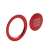 Toyota Tacoma, Yaris, Prius, RAV4 Red Engine Start Stop Push Button Cover Ring (2005-2023)