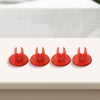 Ford 30 x Red Underbody Shield Nuts
