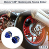 Motorcycle 2 x Slider Frame 14mm Aluminum Alloy Carbon Fiber