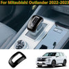 Mitsubishi Outlander Glossy Black Gear Shift Knob Cover Cap Trim (2022–2023)
