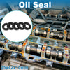 Make Model Oil Seal 25x42x10mm Shaft Seal Nitrile Rubber Black 5 Pcs