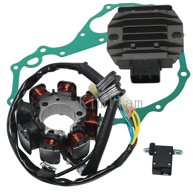 Honda TRX250 Recon, TRX250EX Sportrax Stator, Rectifier, Gasket (97-08)